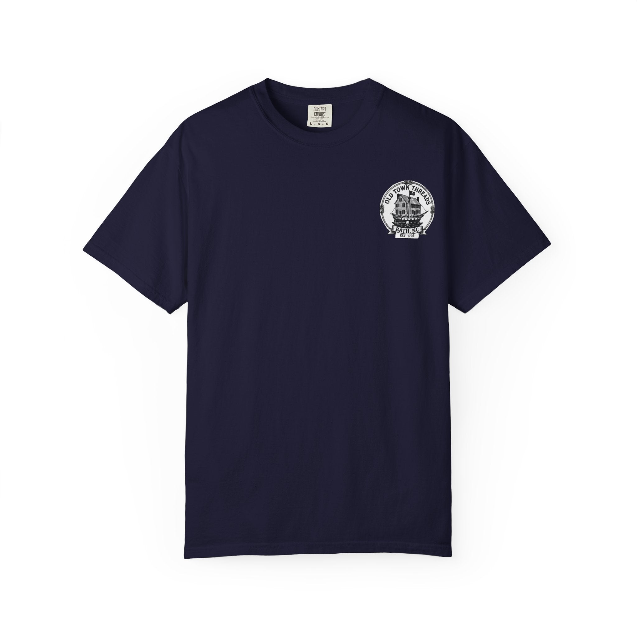Historic Port of Bath NC T-Shirt – Colonial Pamlico River Waterfront Scene