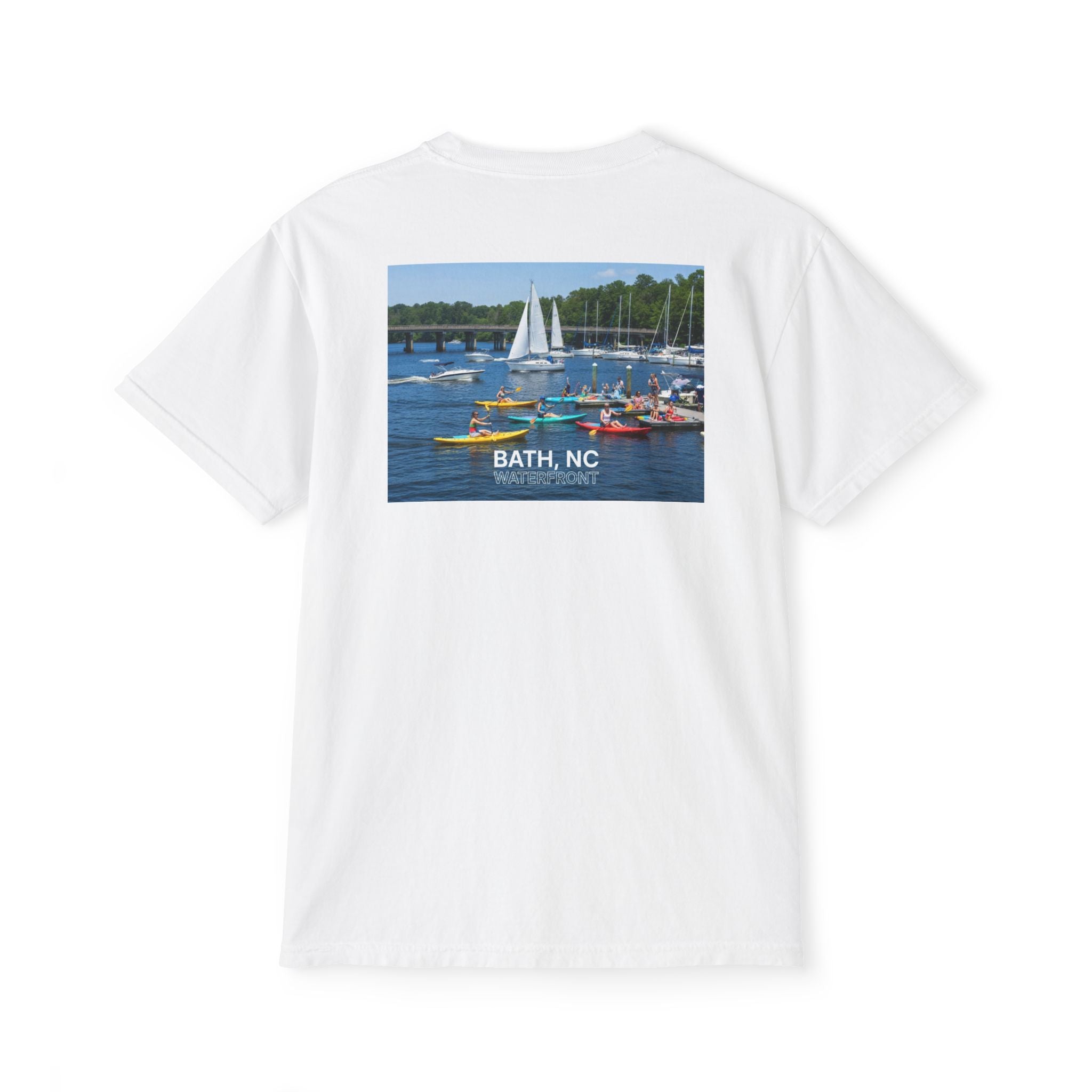 Kayaks and Sailboats Historic Bath, North Carolina Waterfront