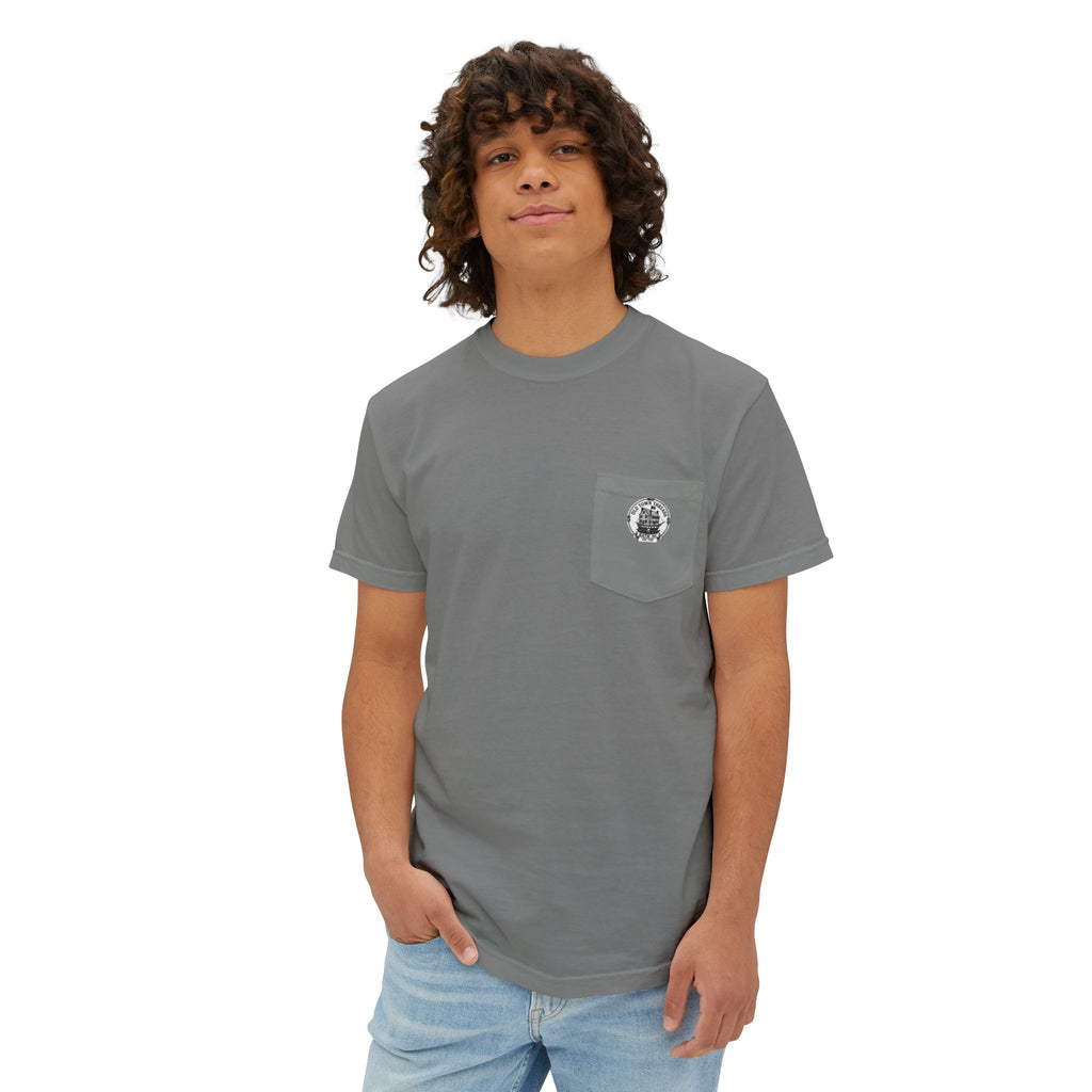 Historic St. Thomas Church Pocket T‑Shirt — Colonial Souvenir
