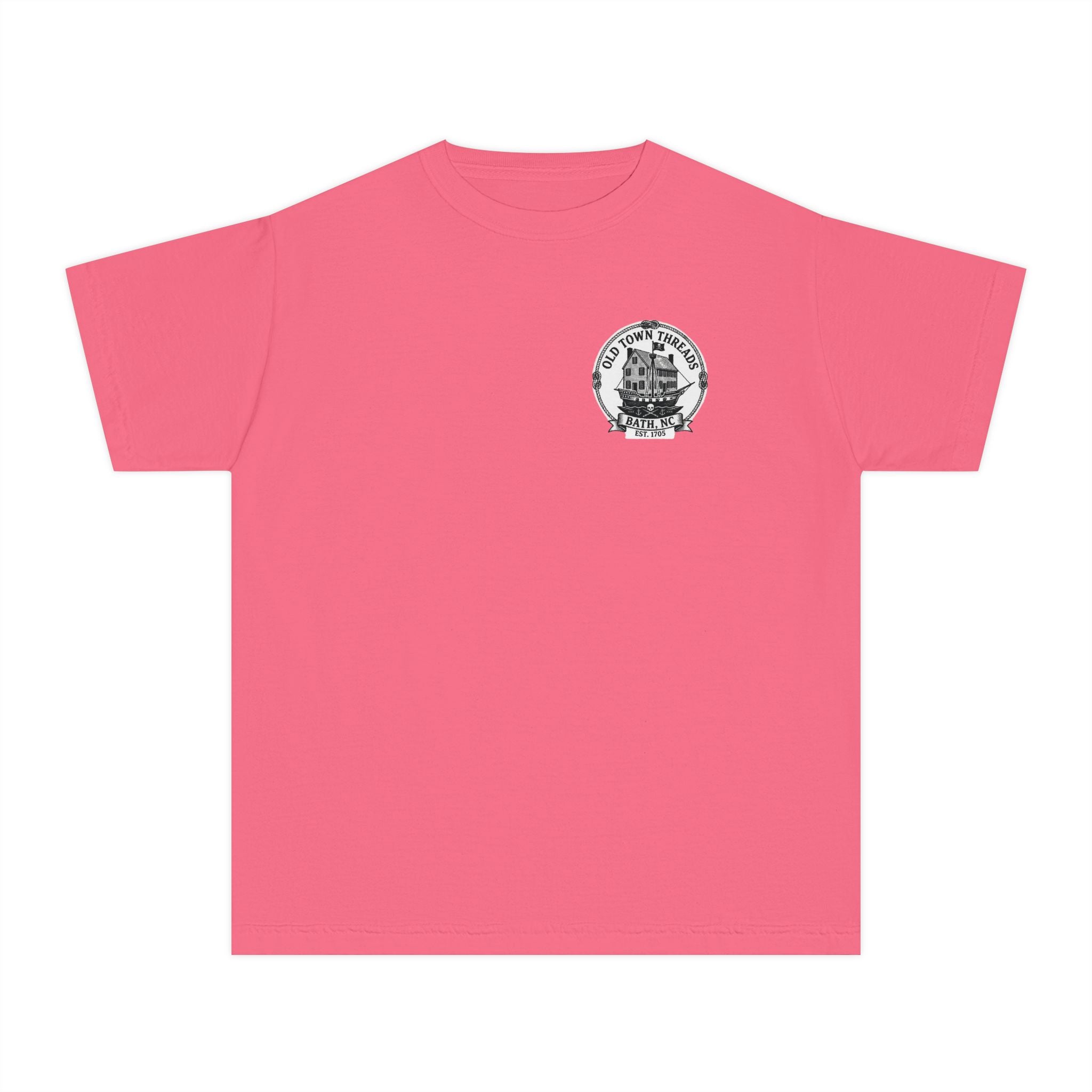 Youth Tee – Historic Bath, NC Colonial Kids Fishing