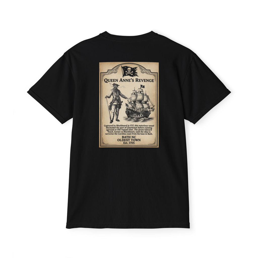Queen Anne's Revenge - Pocket T-shirt Bath NC