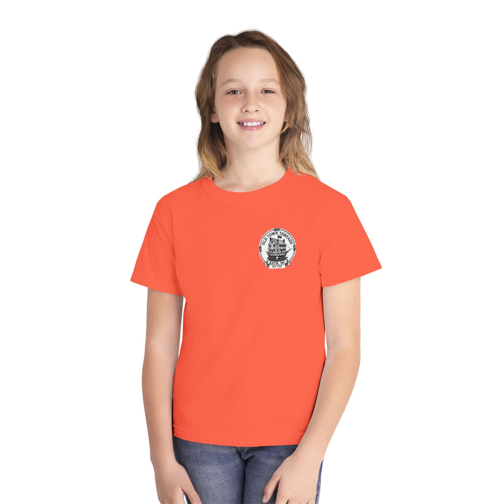 Youth Tee – Historic Bath, NC Colonial Kids Fishing