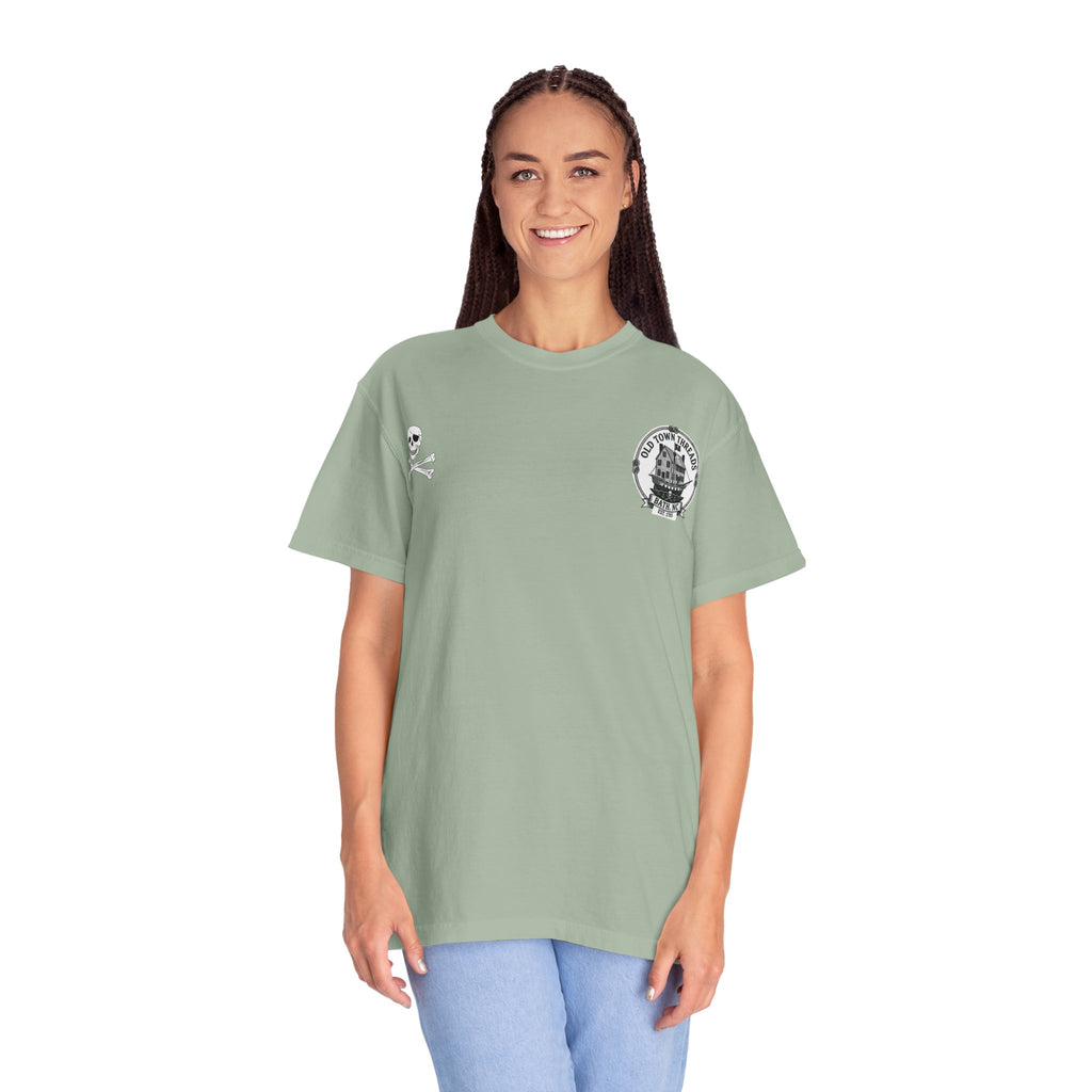 Blackbeard and his Pirate Ship Bath NC T-Shirt — "Bath NC Oldest Town Est. 1705" Graphic Tee