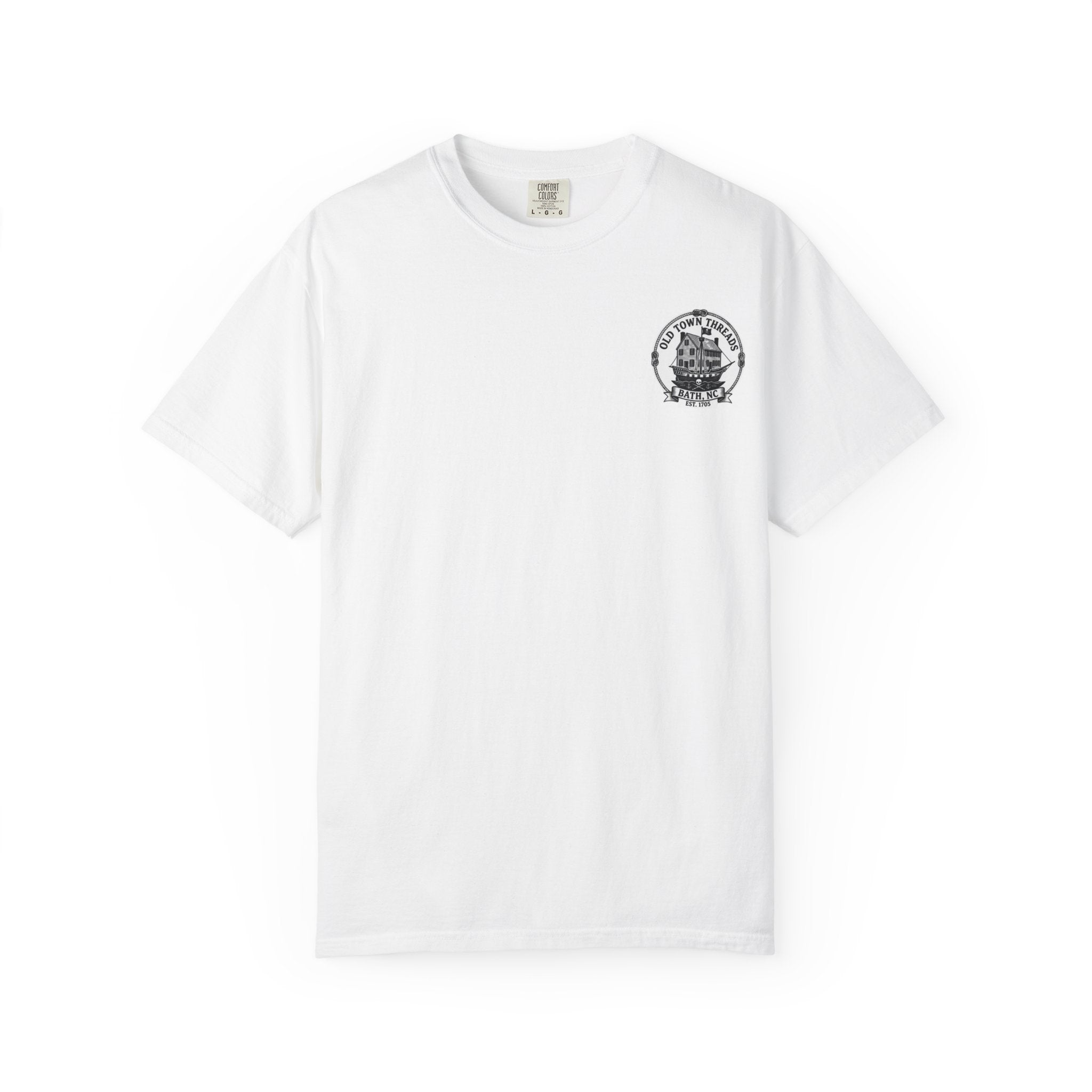 Historic Port of Bath NC T-Shirt – Colonial Pamlico River Waterfront Scene