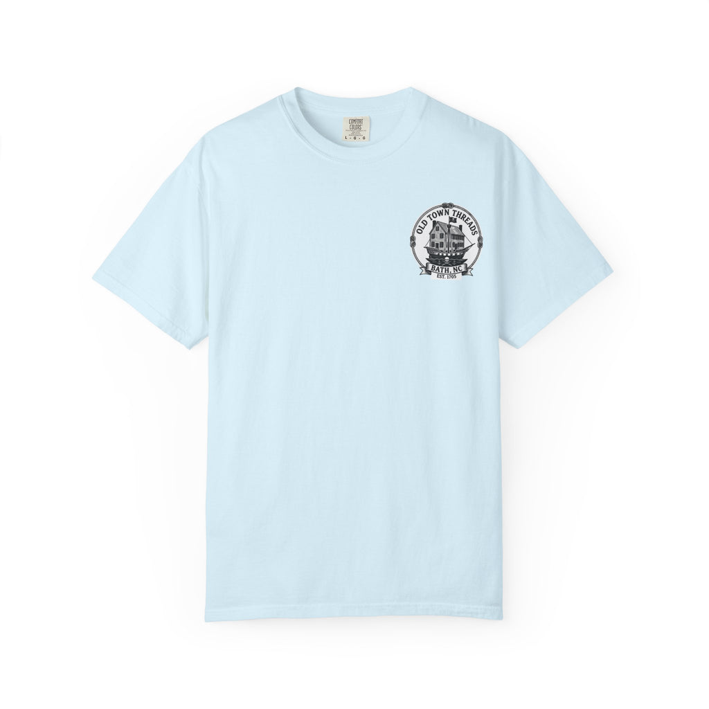 Bath, NC Waterfront Kayak & Sail Graphic T-Shirt
