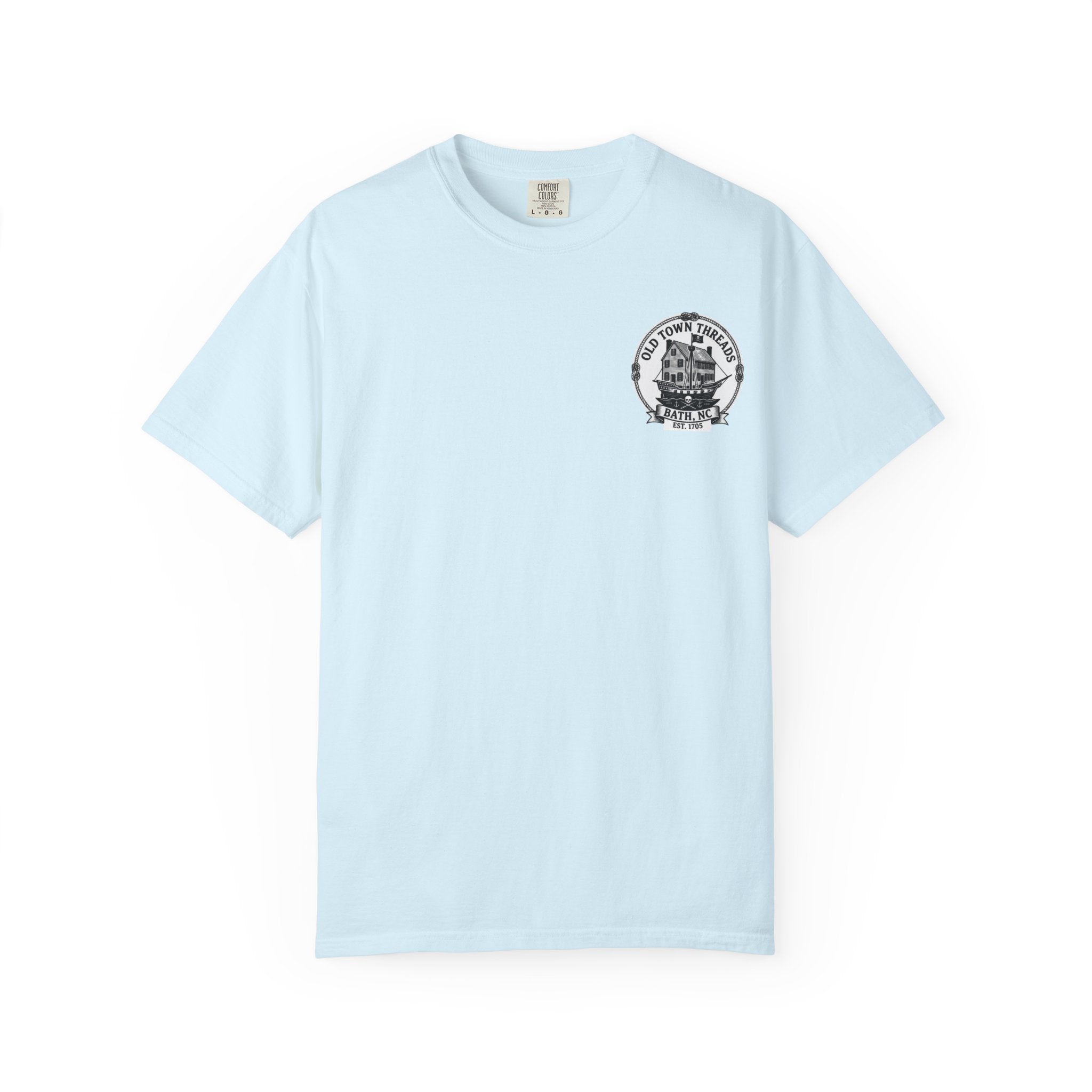 Bath, NC Waterfront Kayak & Sail Graphic T-Shirt