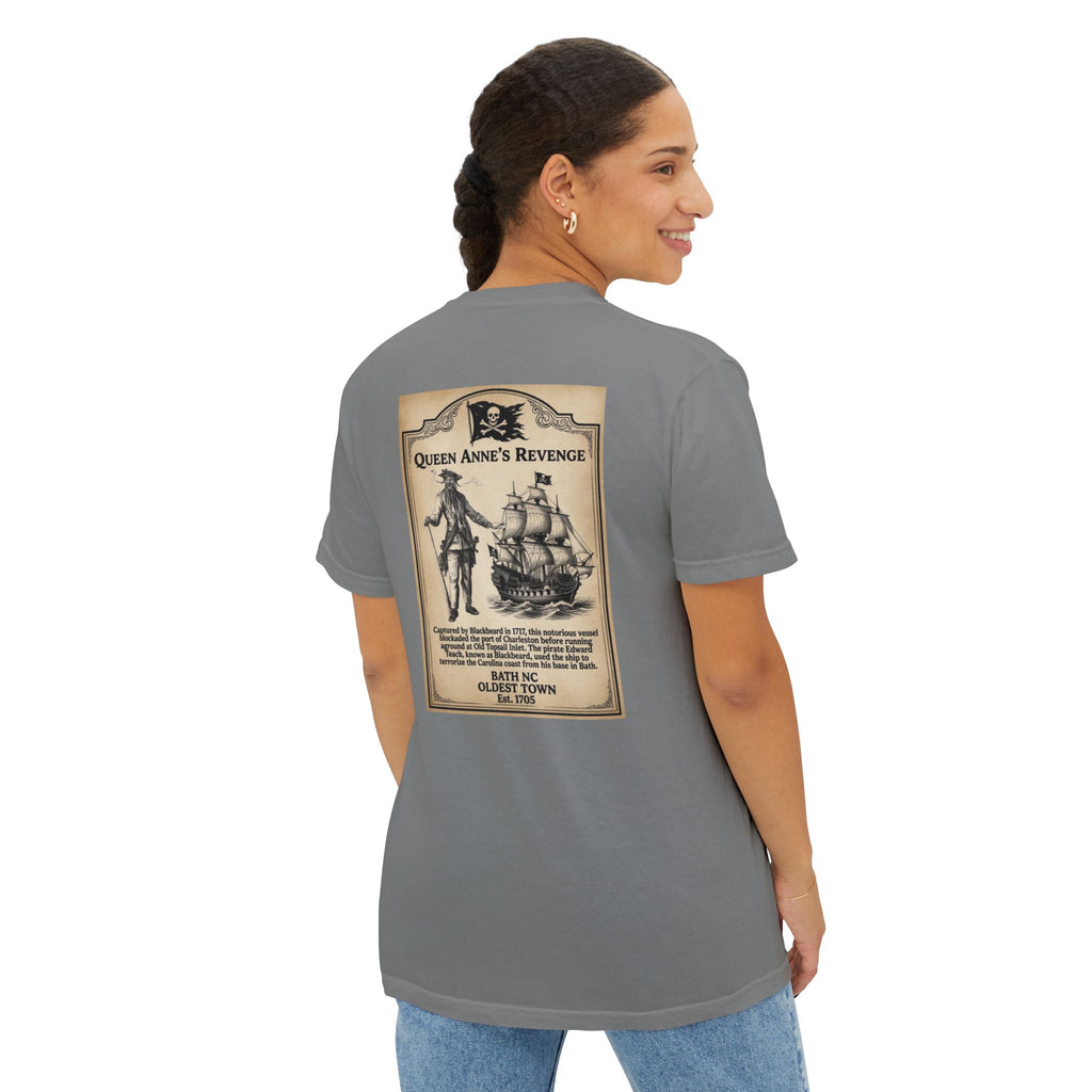 Queen Anne's Revenge - Pocket T-shirt Bath NC