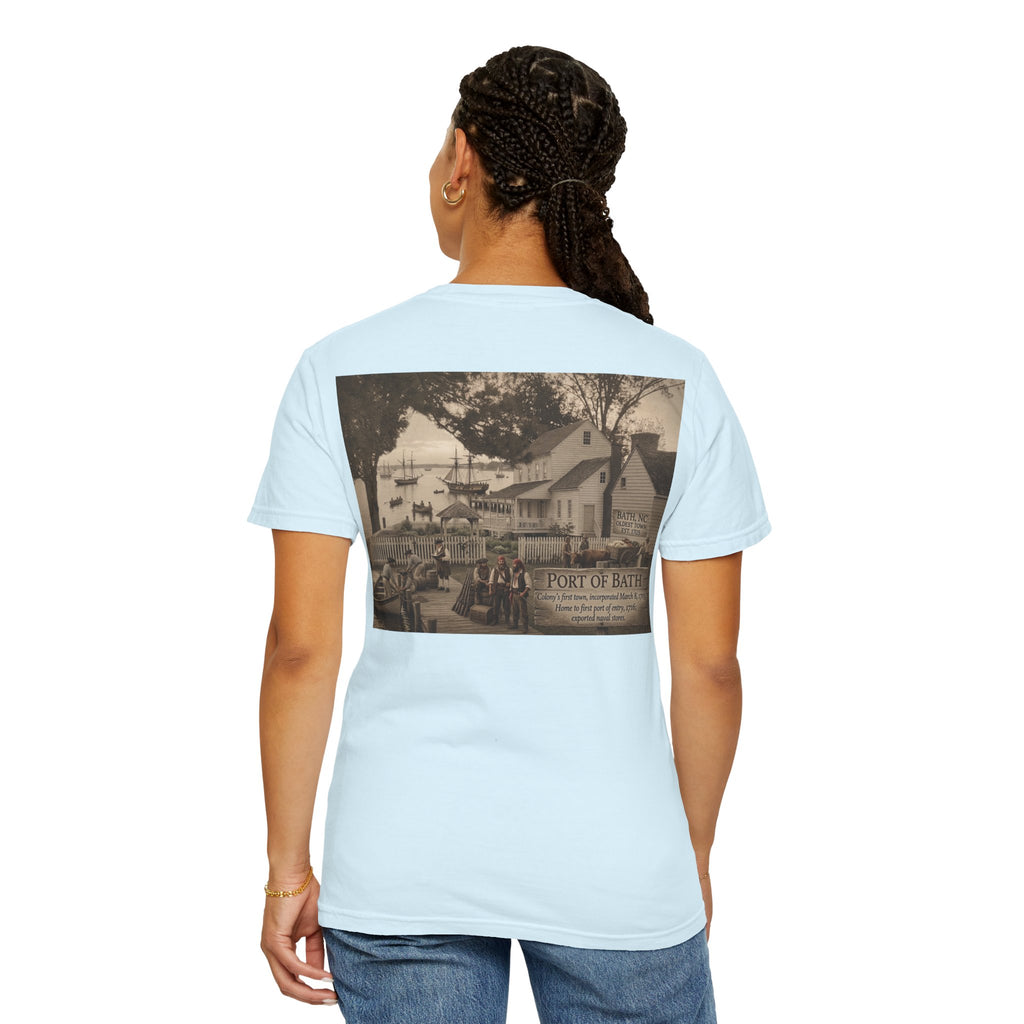 Vintage Bonner's Point of Bath Photo T‑Shirt — Retro Seaside Graphic Tee