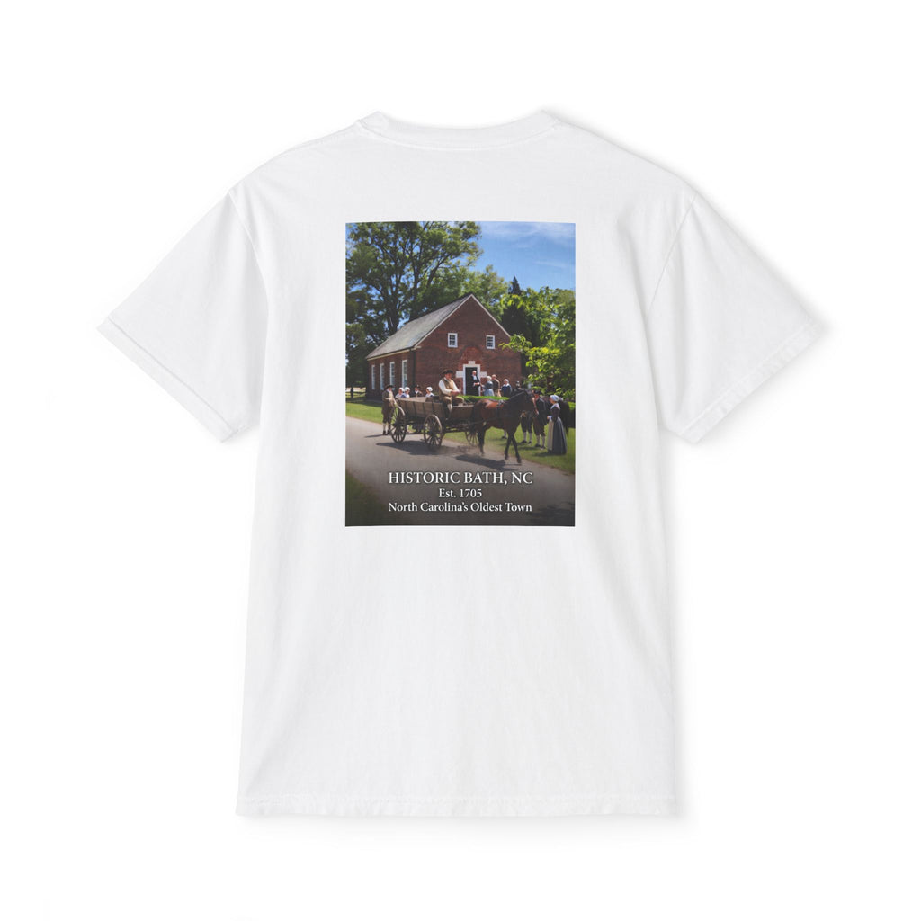 Historic St. Thomas Church Pocket T‑Shirt — Colonial Souvenir