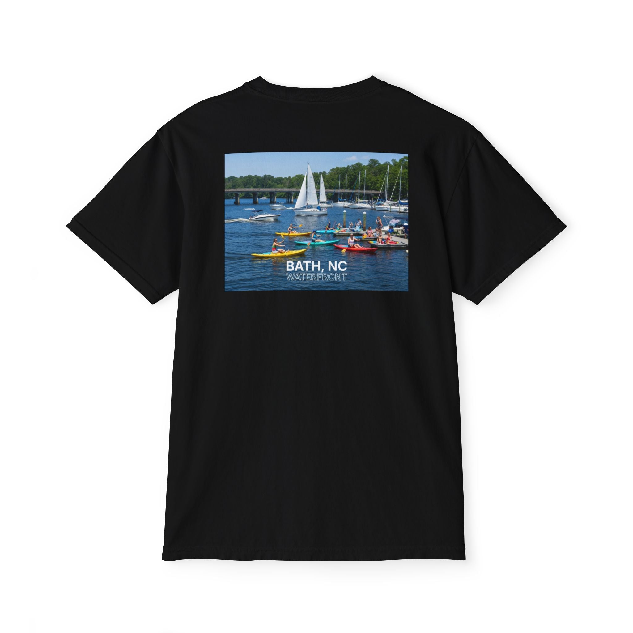 Kayaks and Sailboats Historic Bath, North Carolina Waterfront