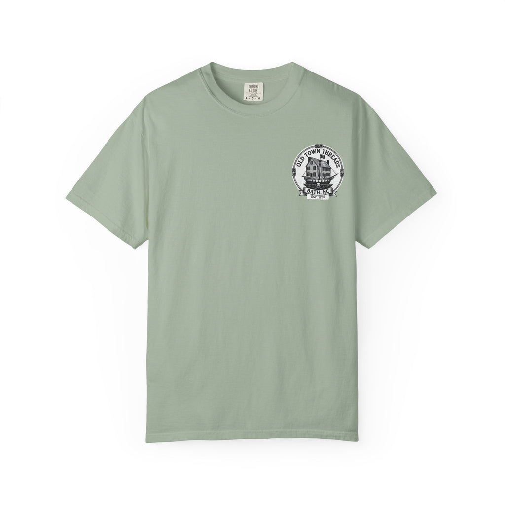 Bath, NC Waterfront Kayak & Sail Graphic T-Shirt