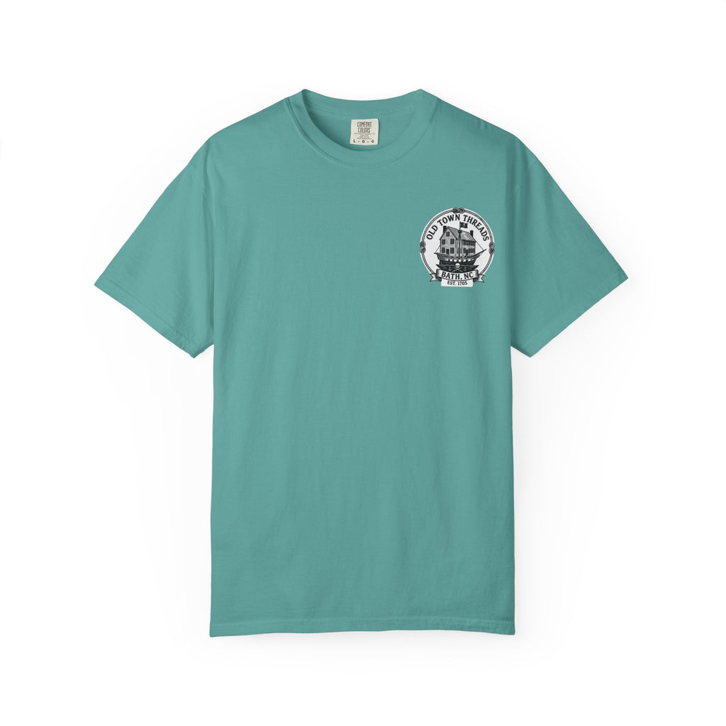 Bath, NC Waterfront Kayak & Sail Graphic T-Shirt